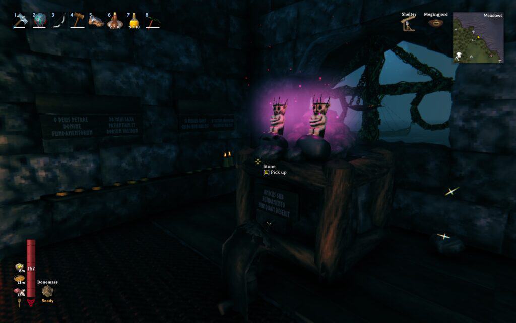 interni tempio del dio pietra valheim Italian server